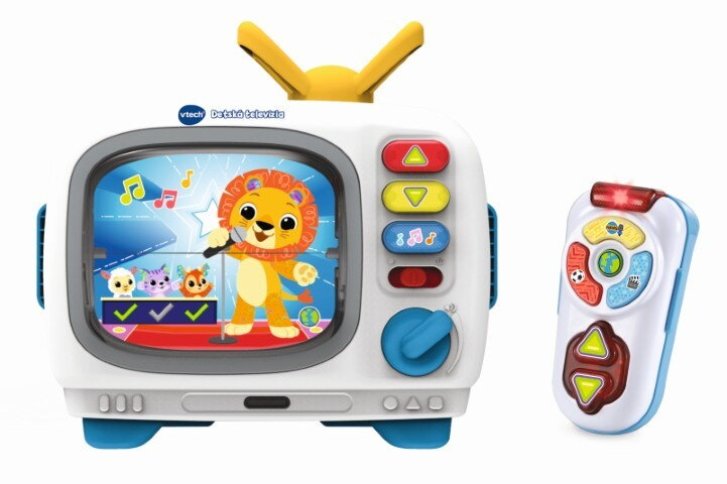 VTech - Dětská televize s dálkovým ovládáním