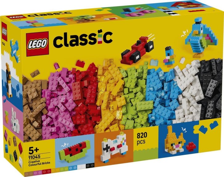 11045 Lego Classic - Pestrobarevné kreativní kostky