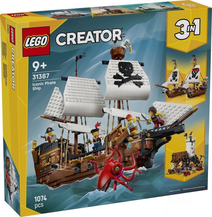 31387 Lego Creator - Kultovní pirátská loď