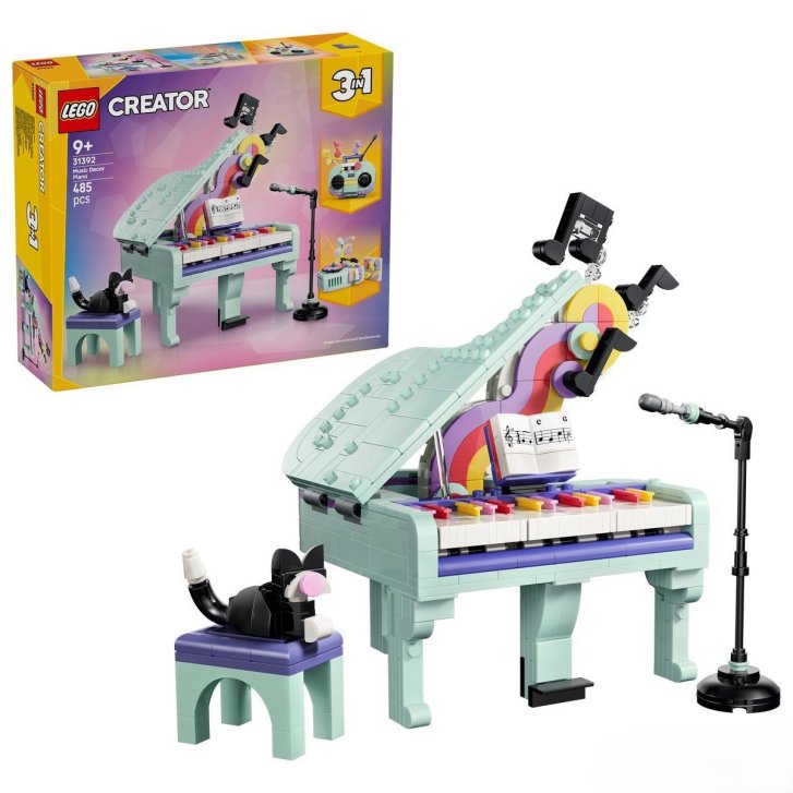 31392 Lego Creator – Hudební dekorace: Klavír s kočkou