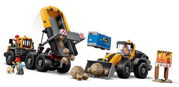 60494 Lego City - Sklápěč a čelní nakladač