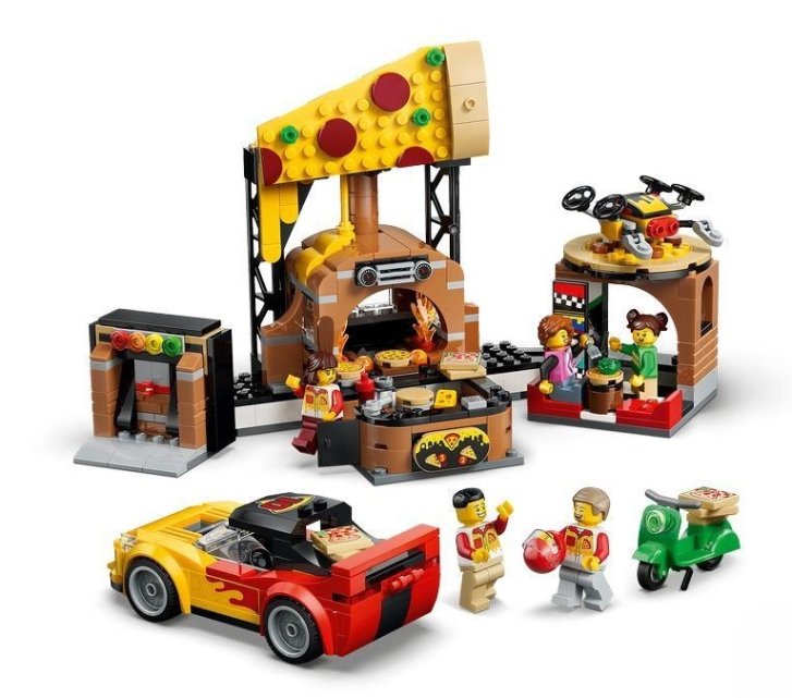 60496 Lego City - Rozvoz pizzy a vozidla