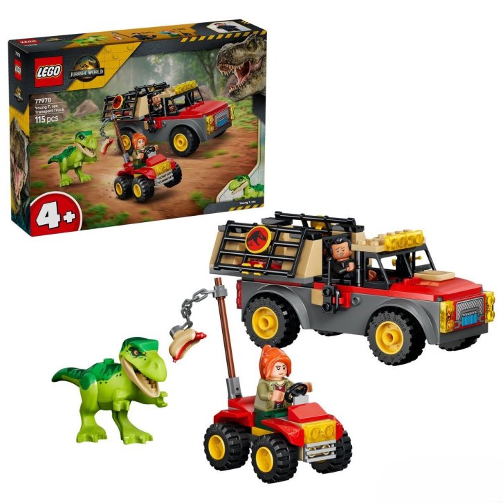 77978 Lego Jurassic World- Náklaďák na přepravu malého T-rexe
