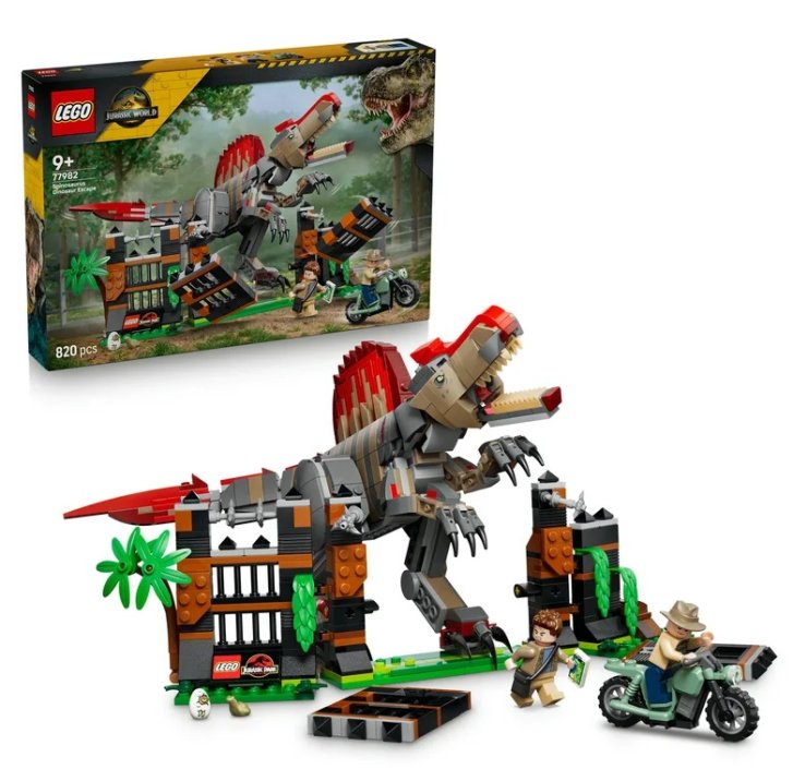 77982 Lego Jurassic World - Útěk dinosaura spinosaura