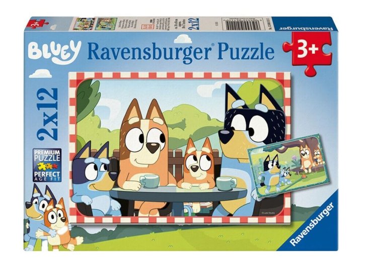 Puzzle 2x12 - Bluey na pikniku