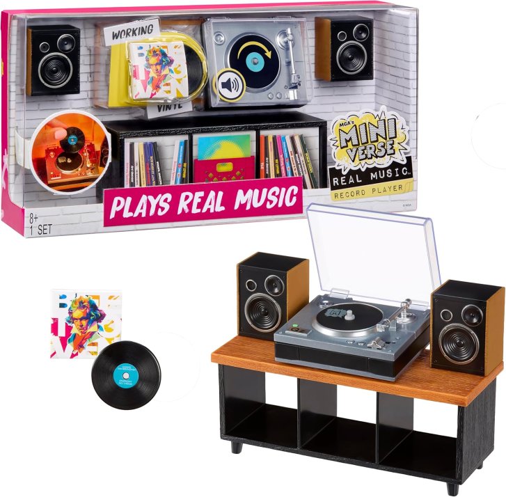 Miniverse – Gramofon s příslušenstvím