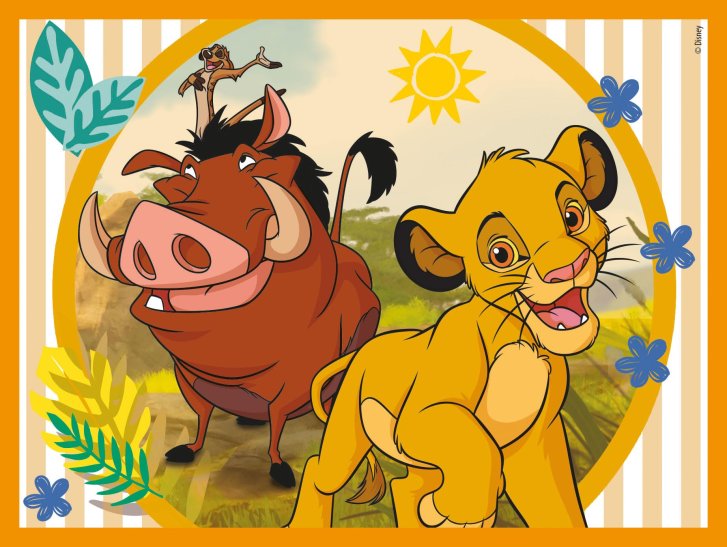 Disney - Obrázkové kostky 12 ks