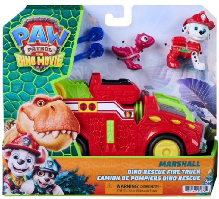 Paw Patrol Dino - Marshall s vozidlem