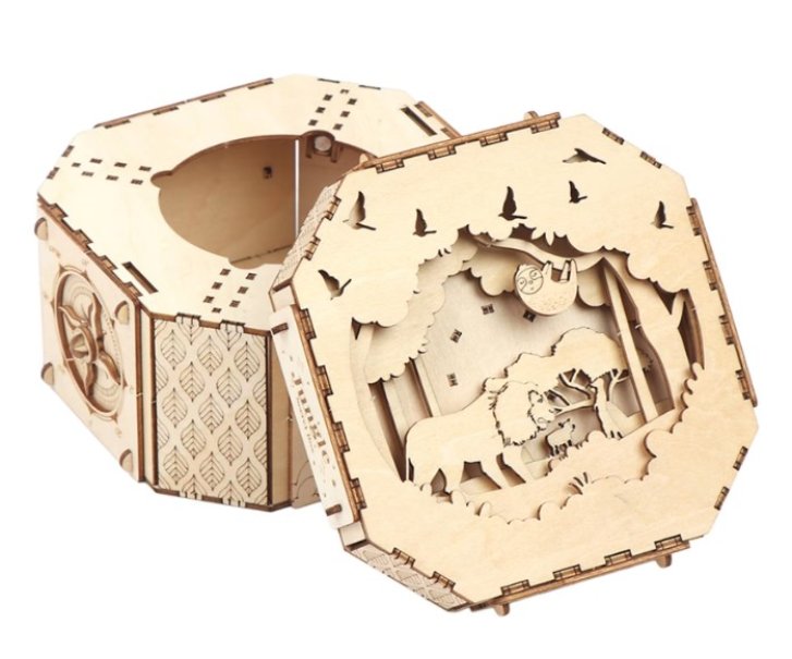 DIY hlavolamový box - Džungle