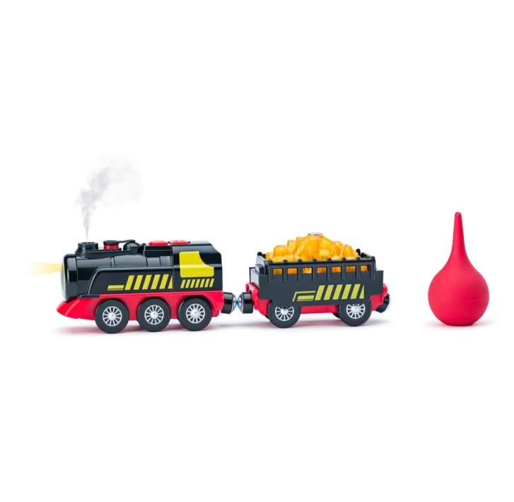 Woody – Elektrická lokomotiva s párou a vagónem