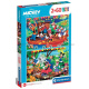 Puzzle 2x60 – Mickey a jeho přátelé