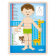 Puzzle – Lidské tělo chlapec