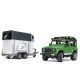 Bruder - Land Rover s přívěsem
