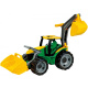 Traktor s lžící a bagrem