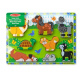 Dřevěné puzzle - Domácí zvířátka