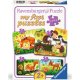 Moje první puzzle 4v1 - Lesní zvířátka