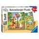 Puzzle 3x49 - Medvídek Pú